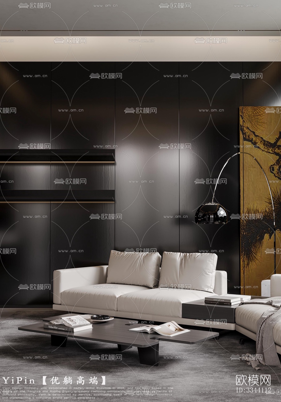 现代别墅效果图下载（渲染图14）