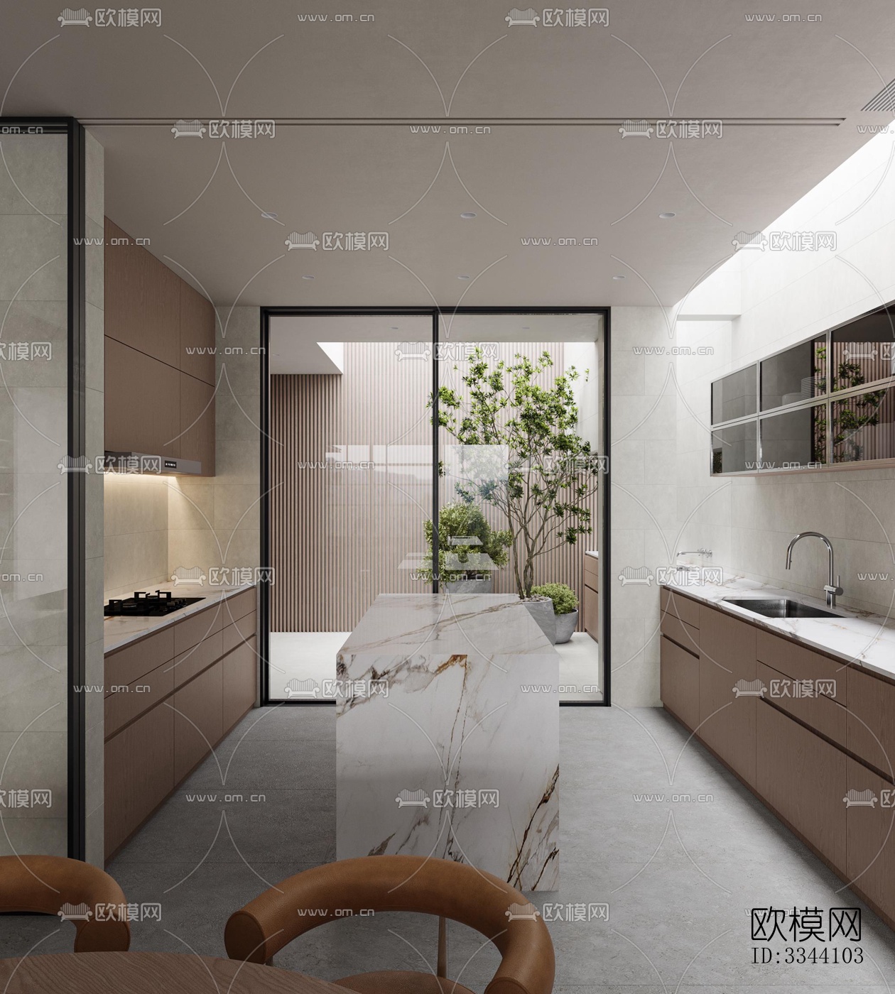 现代别墅效果图下载（渲染图7）