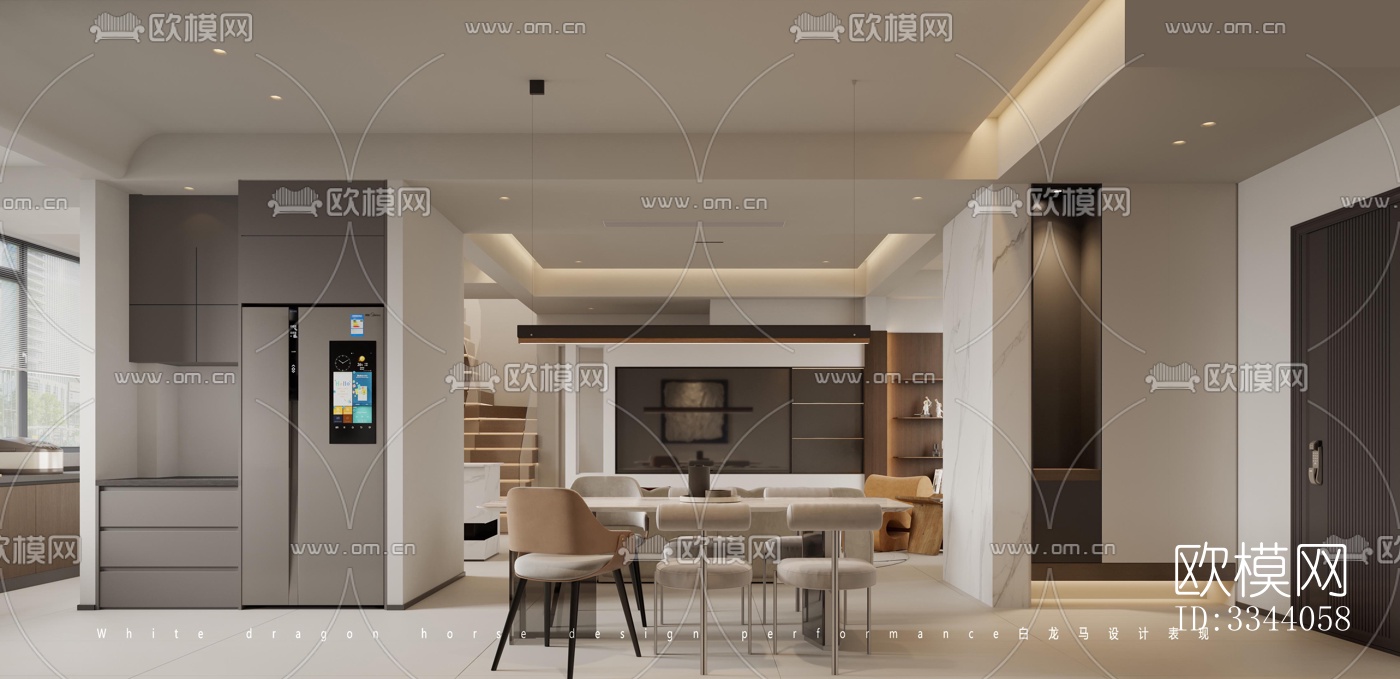 现代别墅效果图下载（渲染图2）