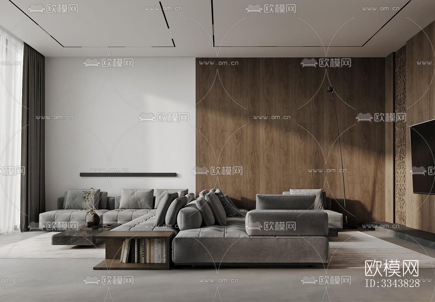 现代别墅效果图下载（渲染图2）