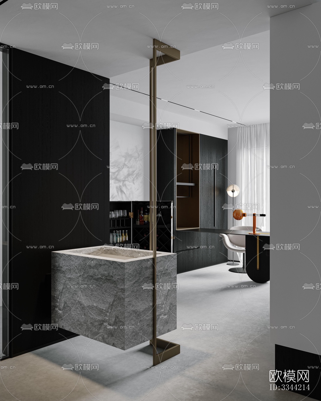 现代别墅效果图下载（渲染图16）