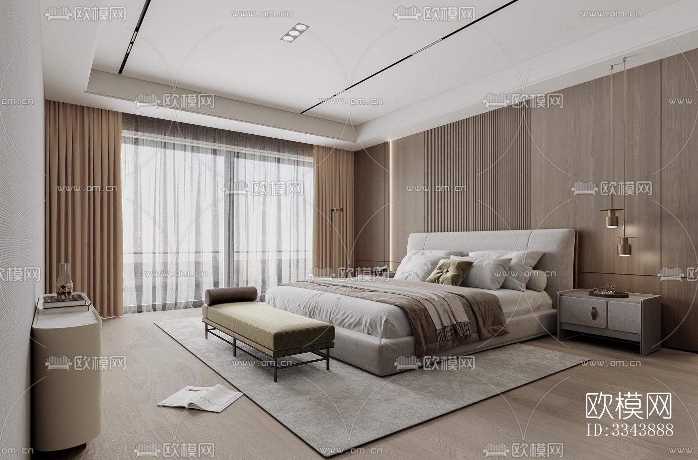 现代别墅效果图下载（渲染图1）