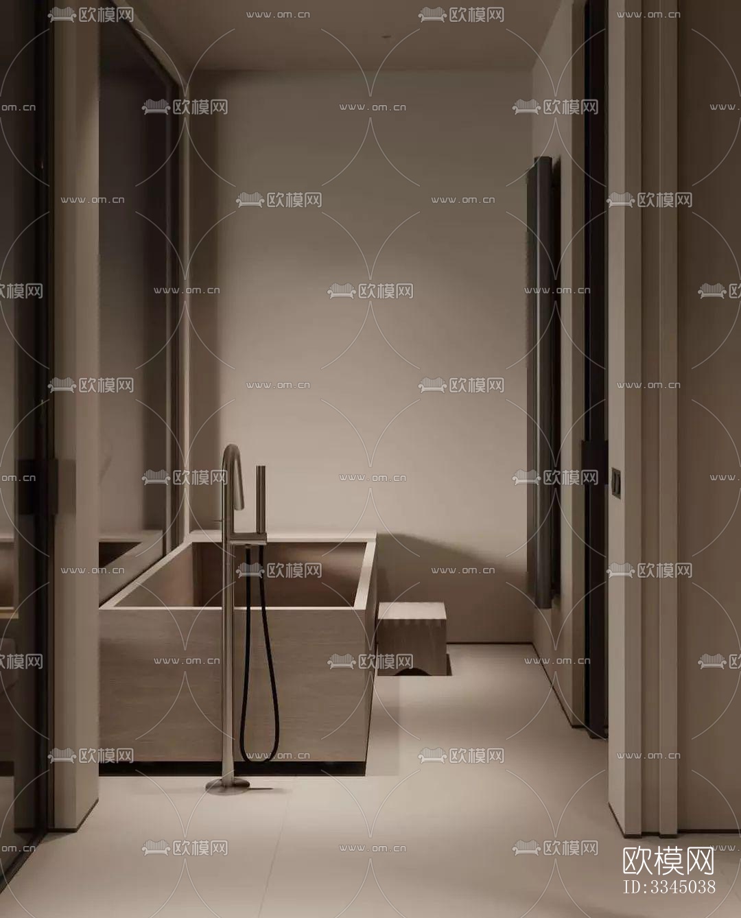 现代卫生间效果图下载（渲染图5）