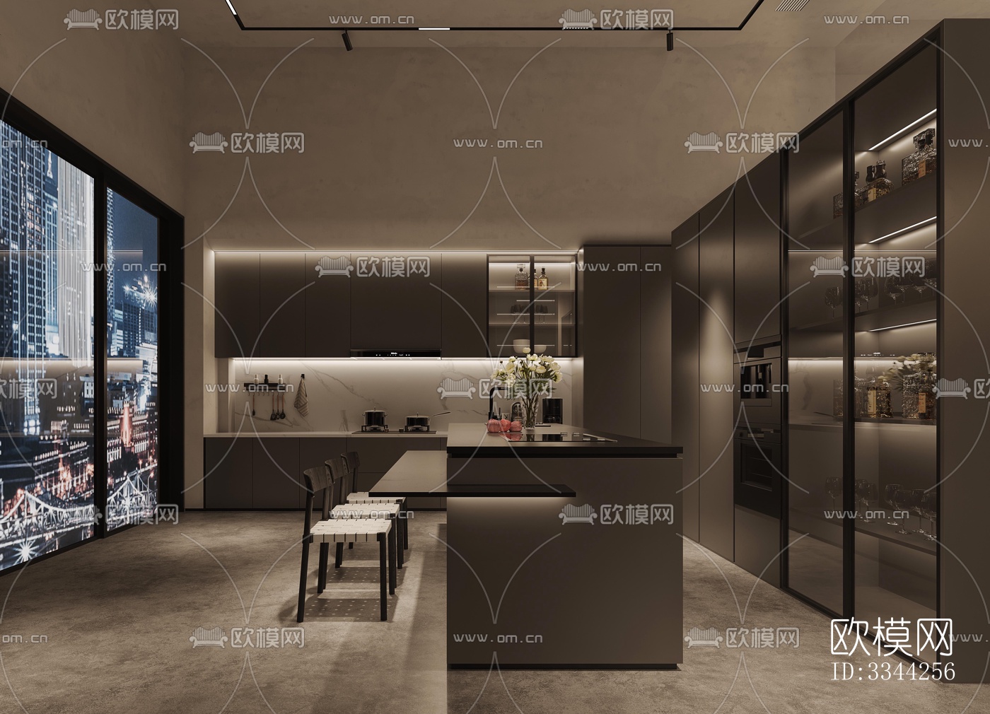 现代别墅效果图下载（渲染图9）