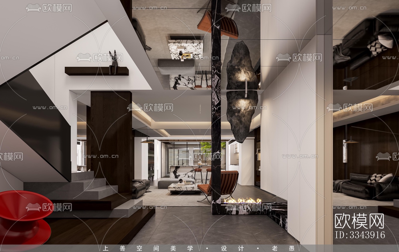 现代别墅效果图下载（渲染图5）