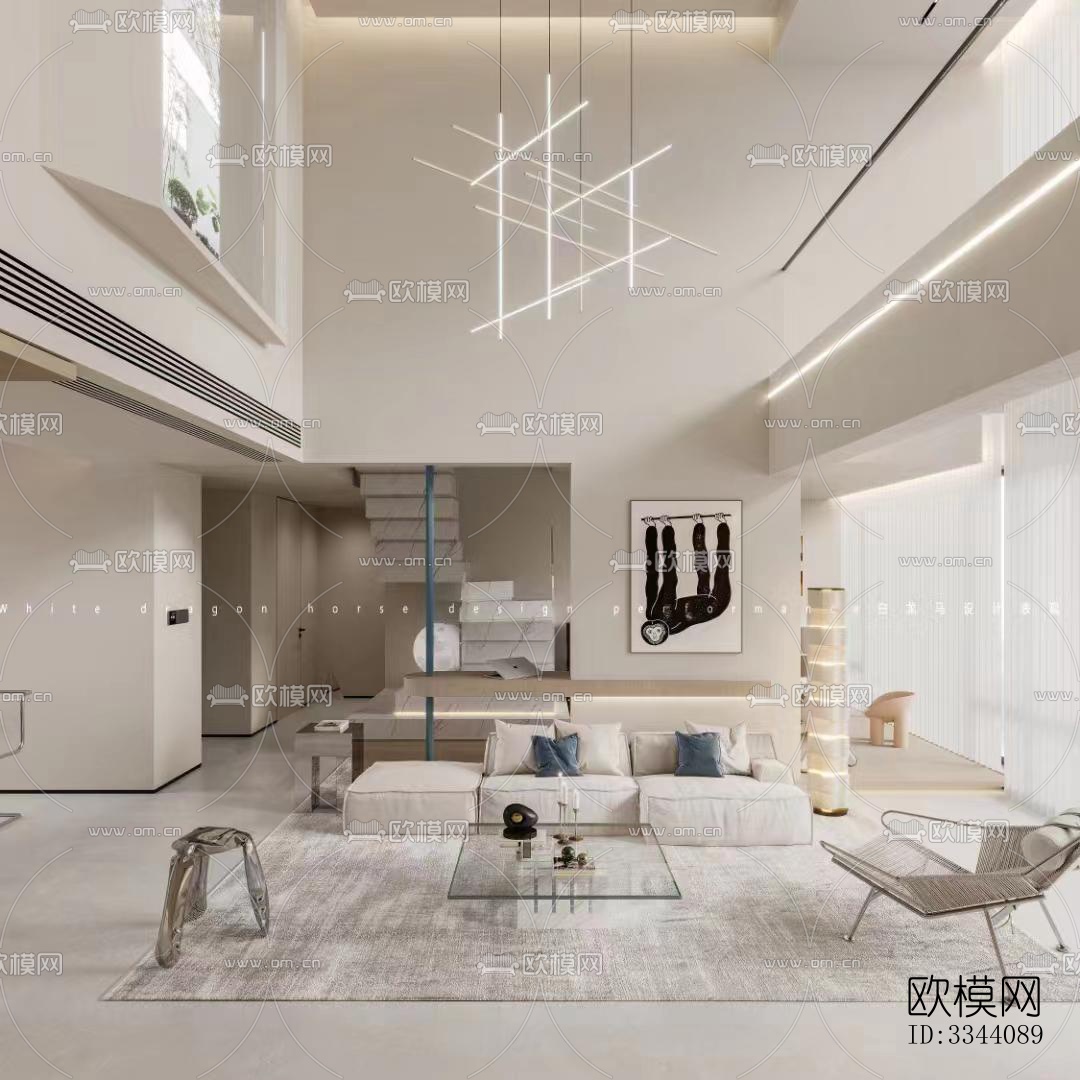 现代别墅效果图下载（渲染图4）