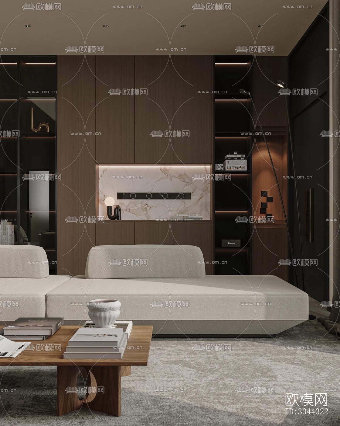 现代别墅效果图下载（渲染图12）