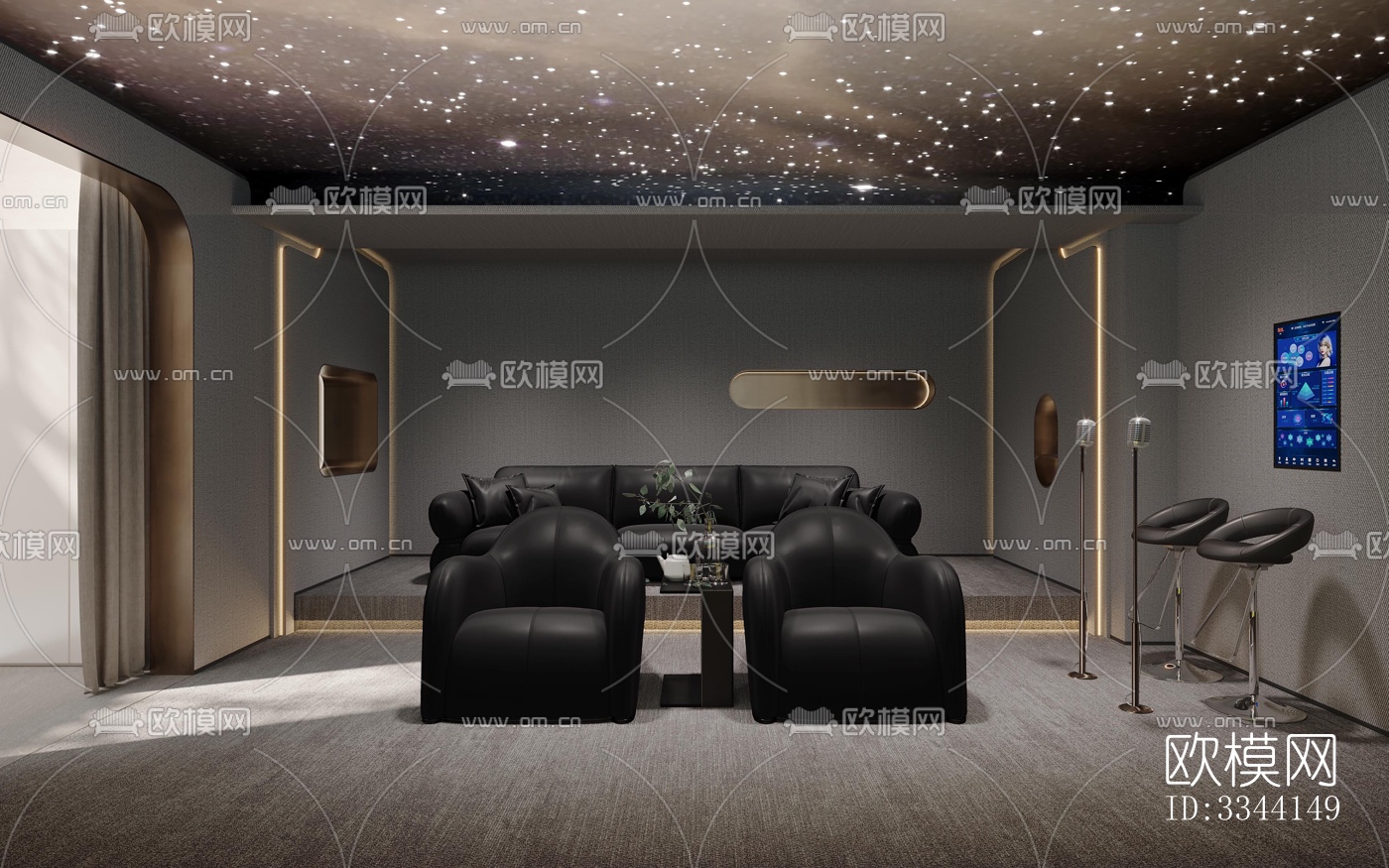 现代别墅效果图下载（渲染图7）