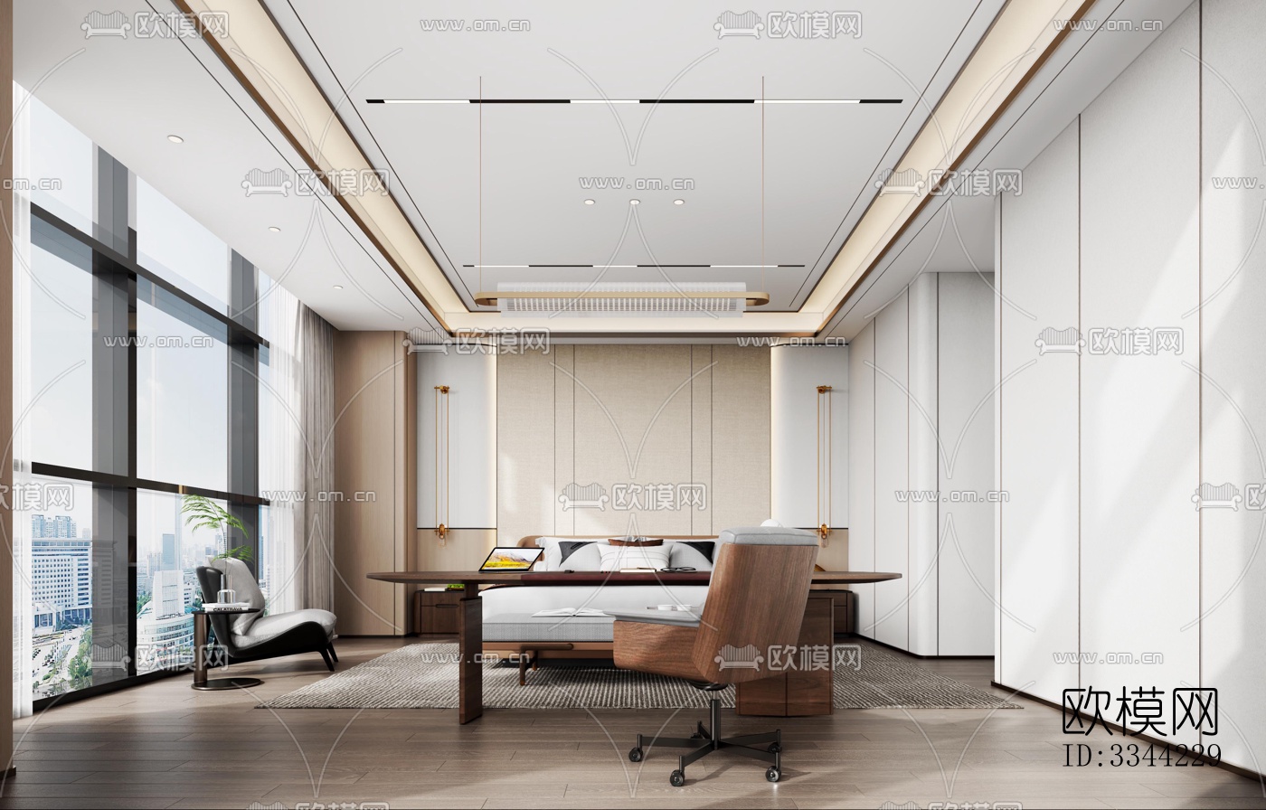 现代别墅效果图下载（渲染图9）