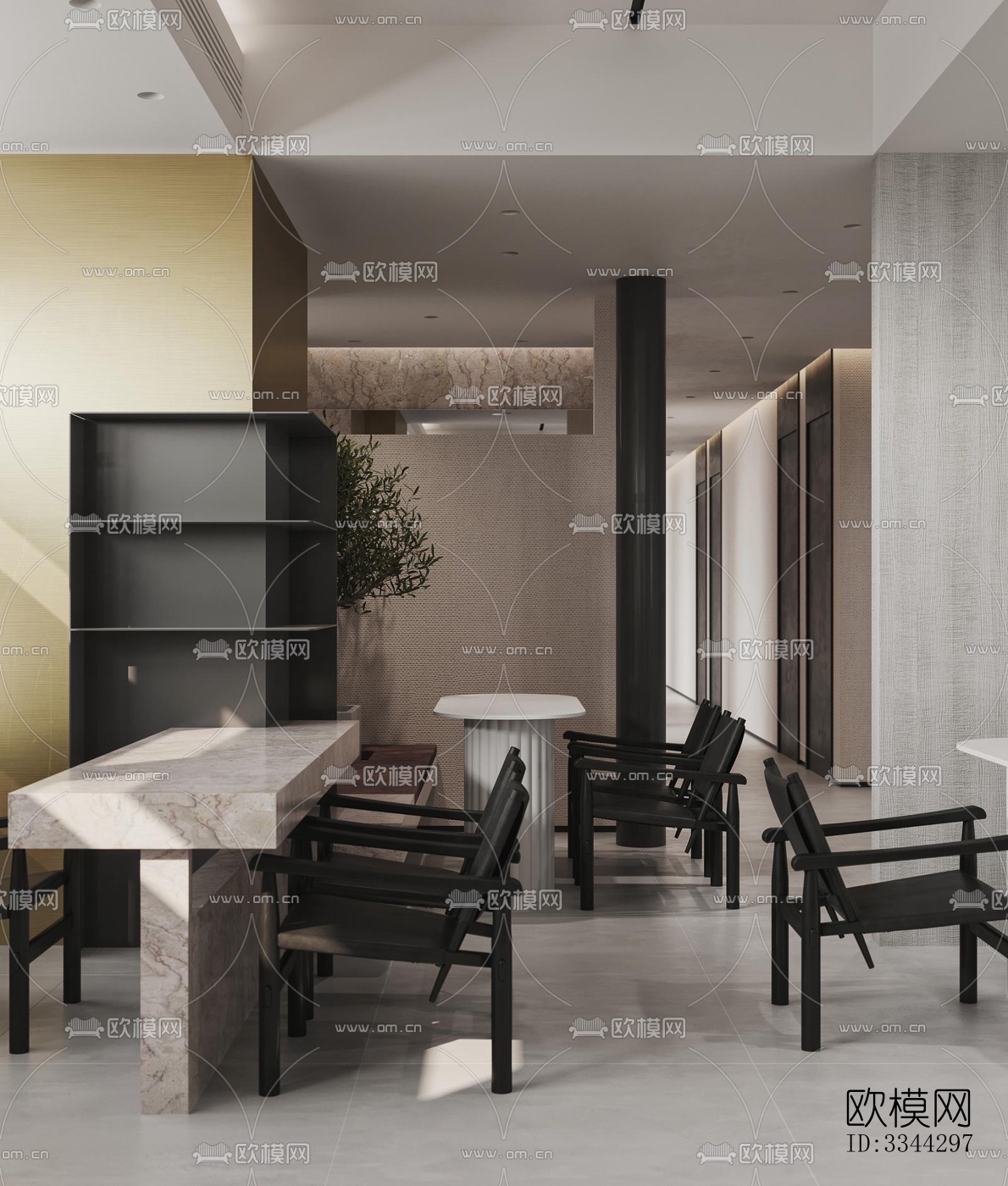 现代别墅效果图下载（渲染图3）