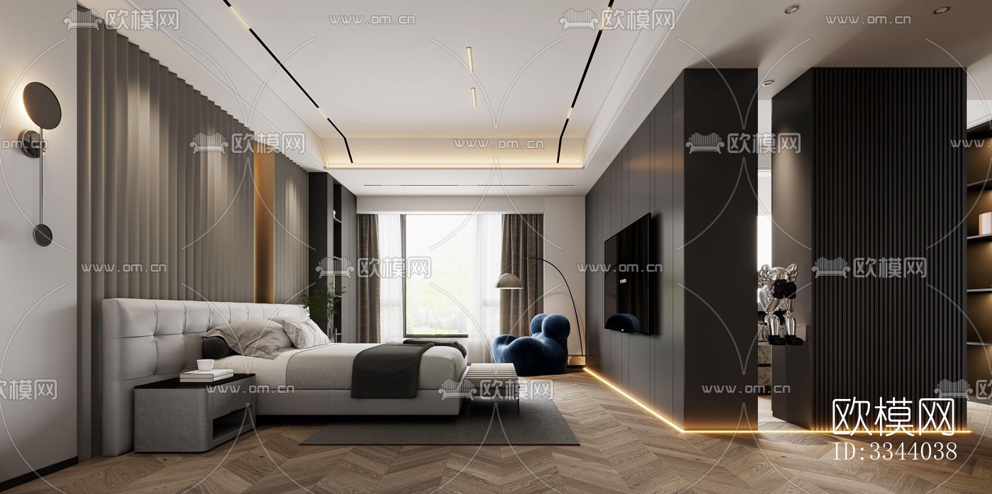 现代别墅效果图下载（渲染图9）