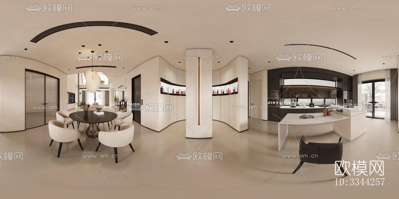 现代别墅效果图下载（渲染图6）