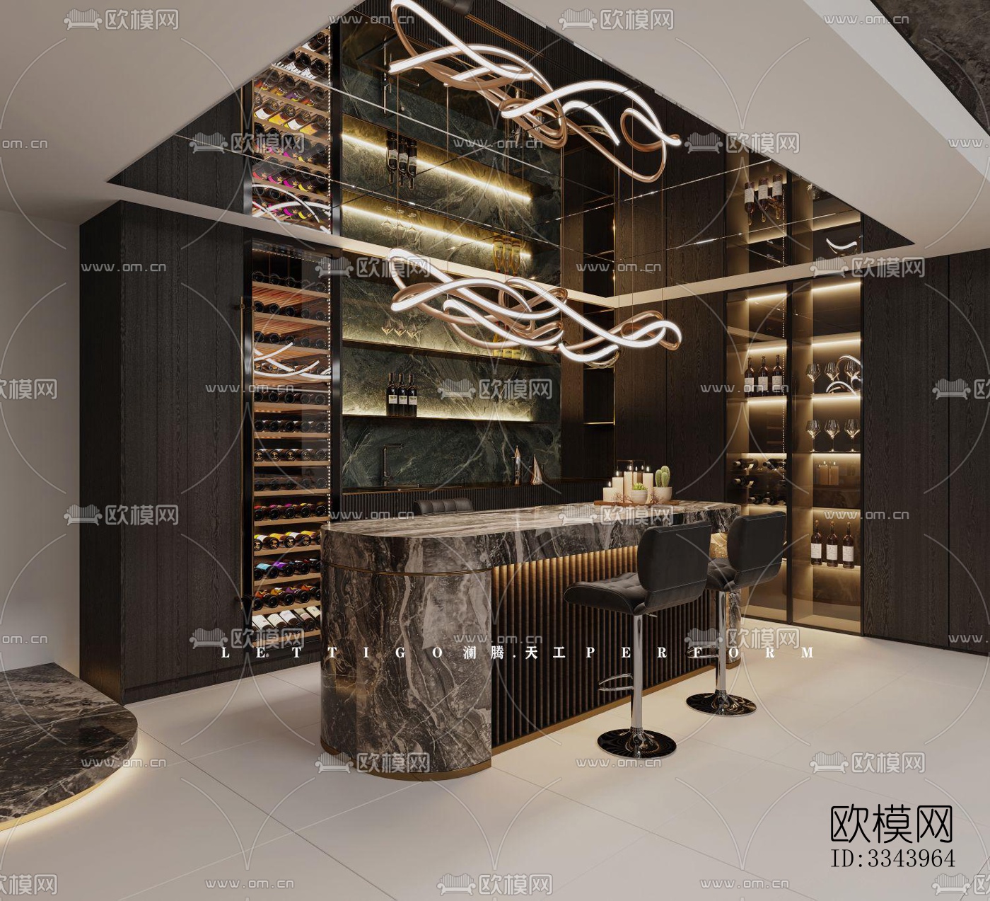 现代别墅效果图下载（渲染图7）