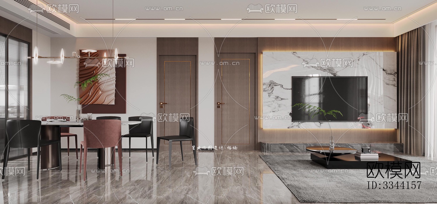 现代别墅效果图下载（渲染图9）