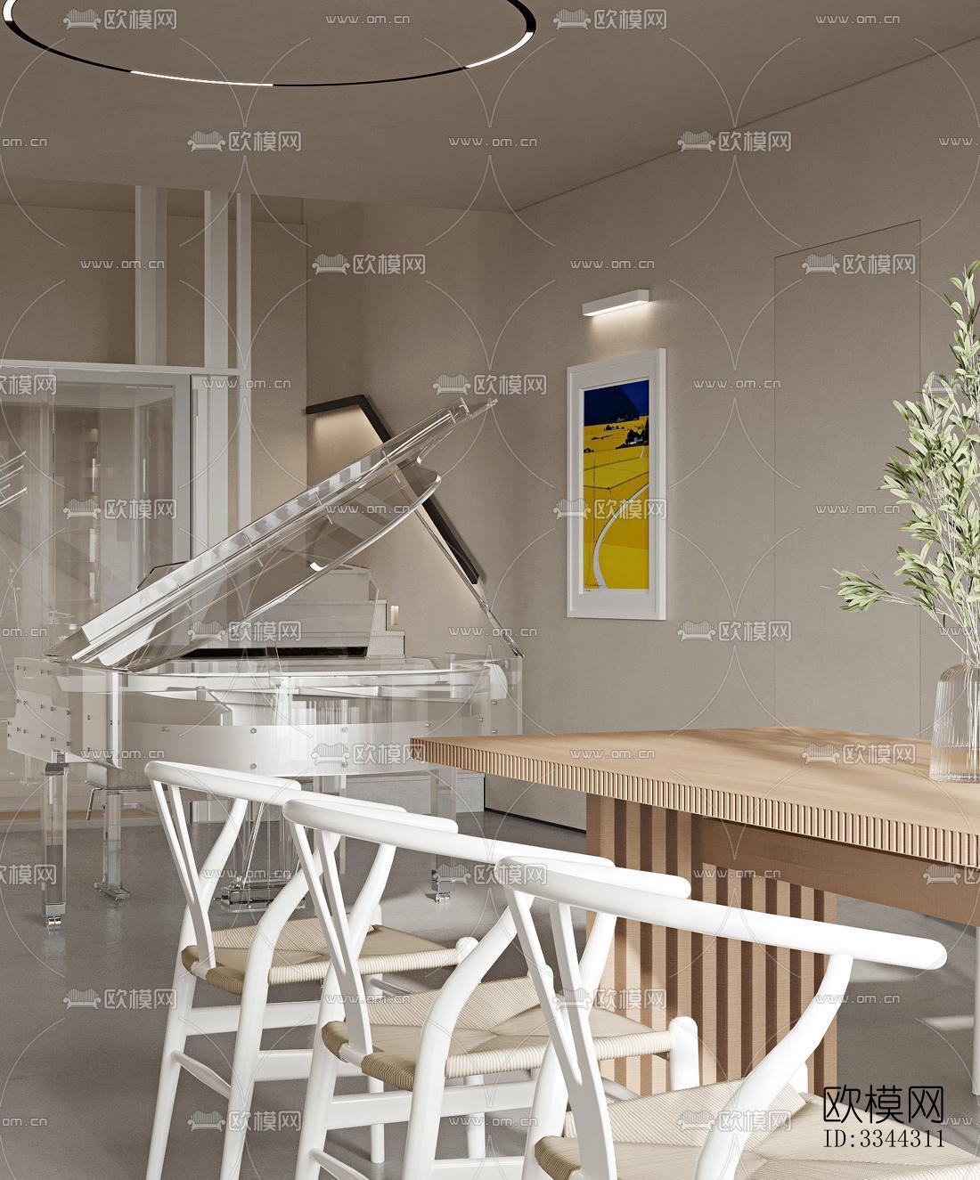 现代别墅效果图下载（渲染图11）