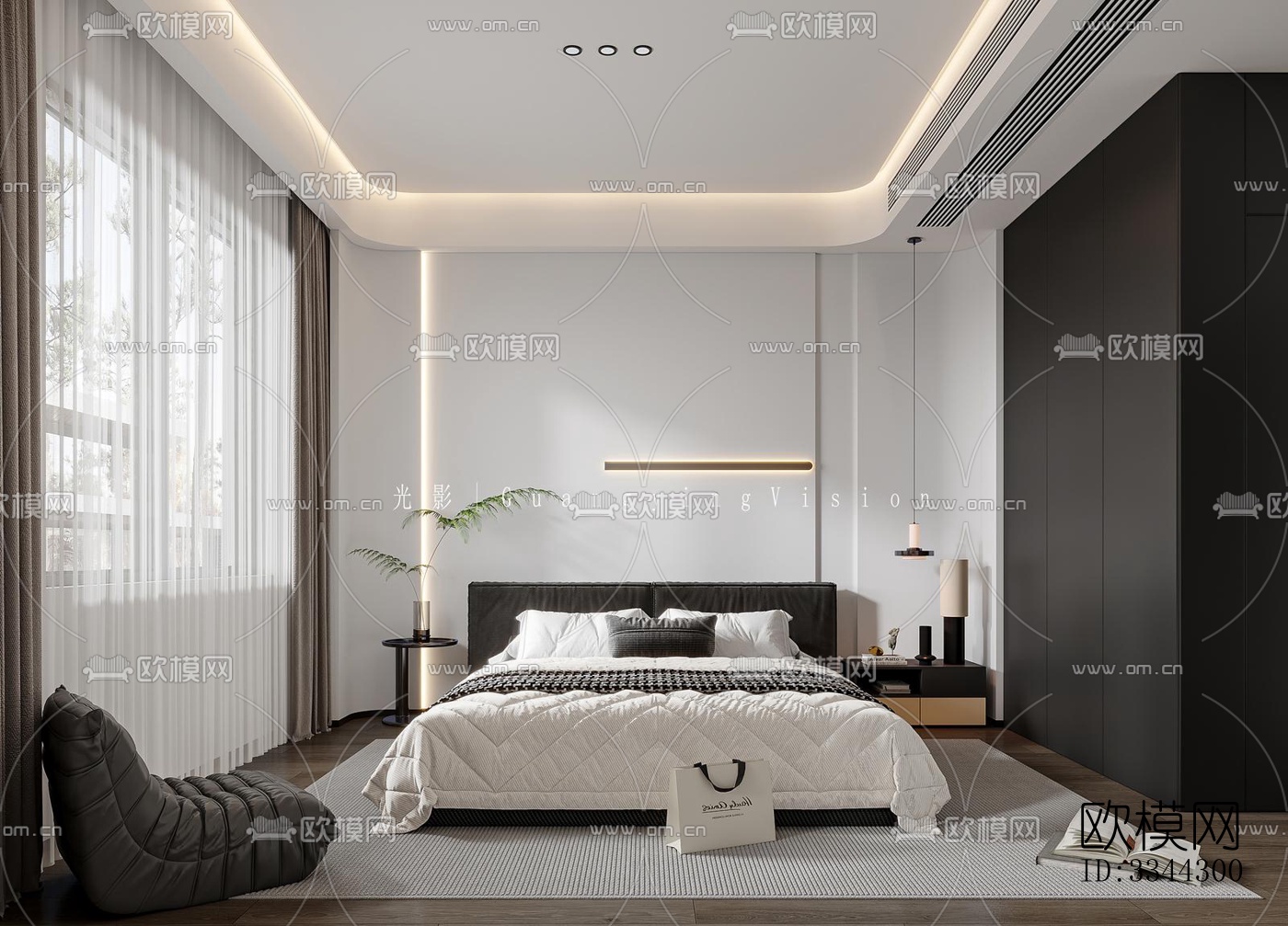 现代别墅效果图下载（渲染图6）