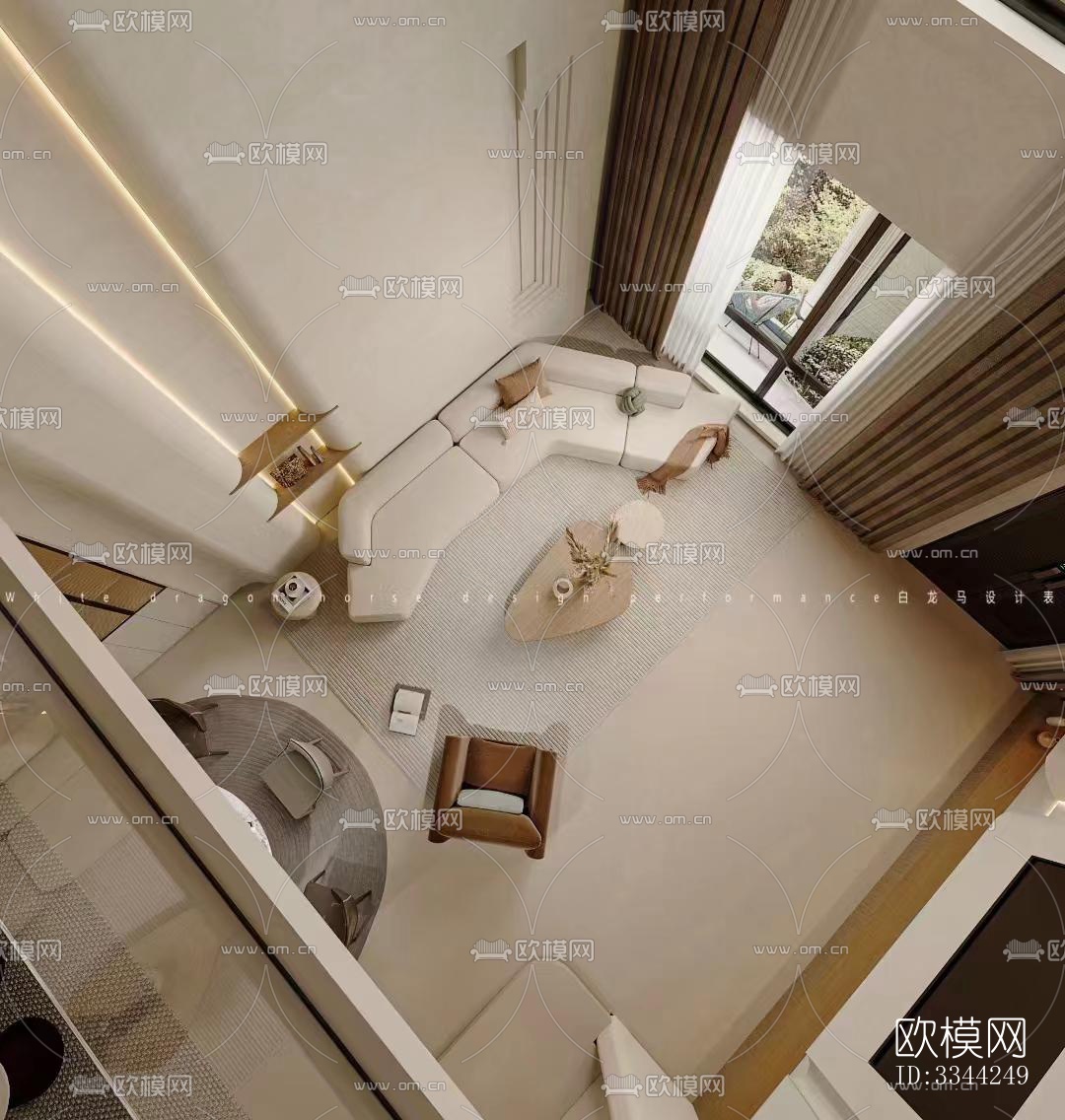 现代别墅效果图下载（渲染图6）