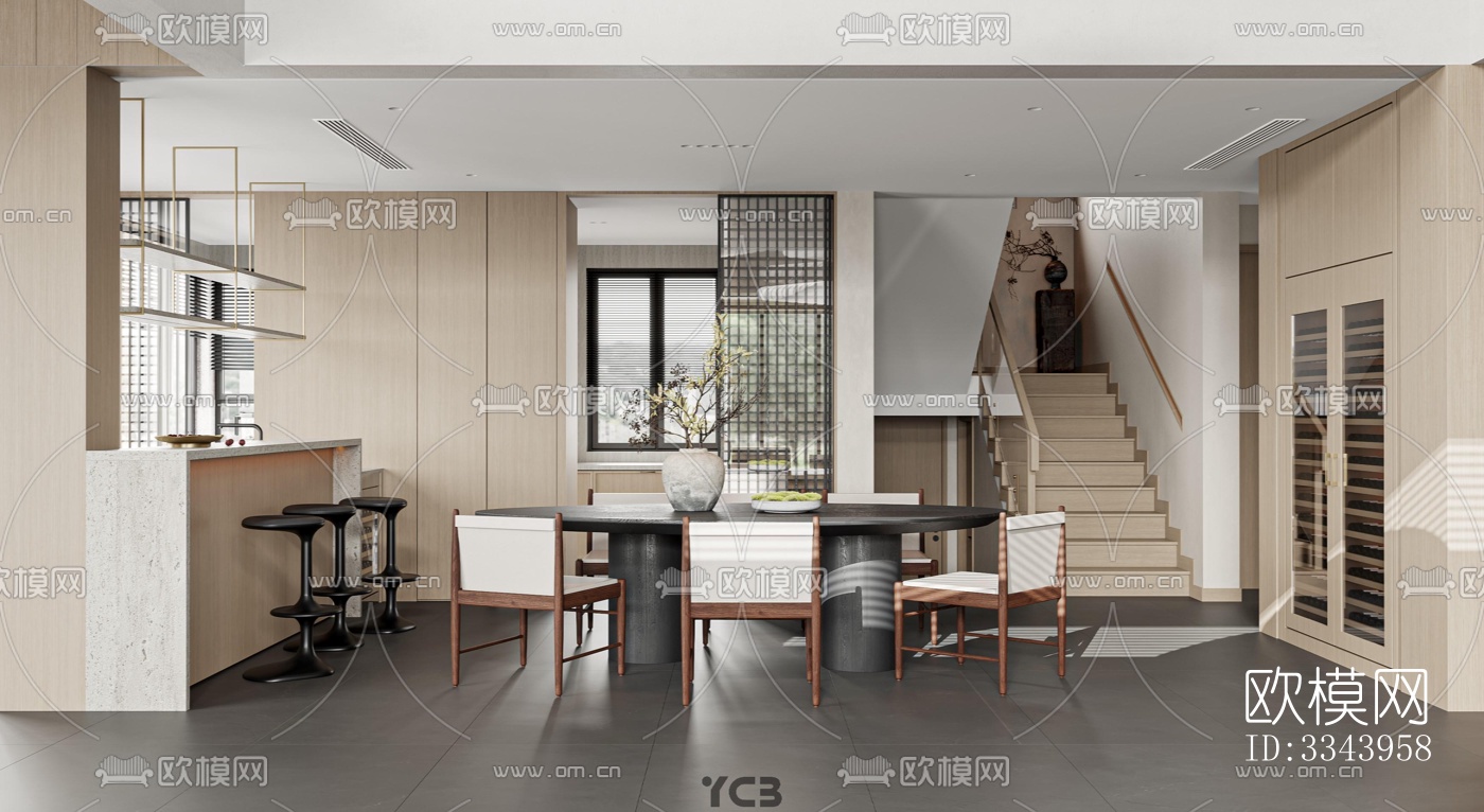 现代别墅效果图下载（渲染图14）