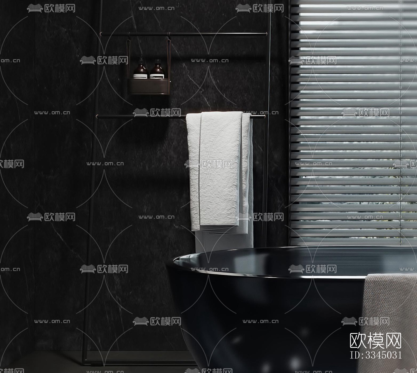 现代卫生间效果图下载（渲染图8）