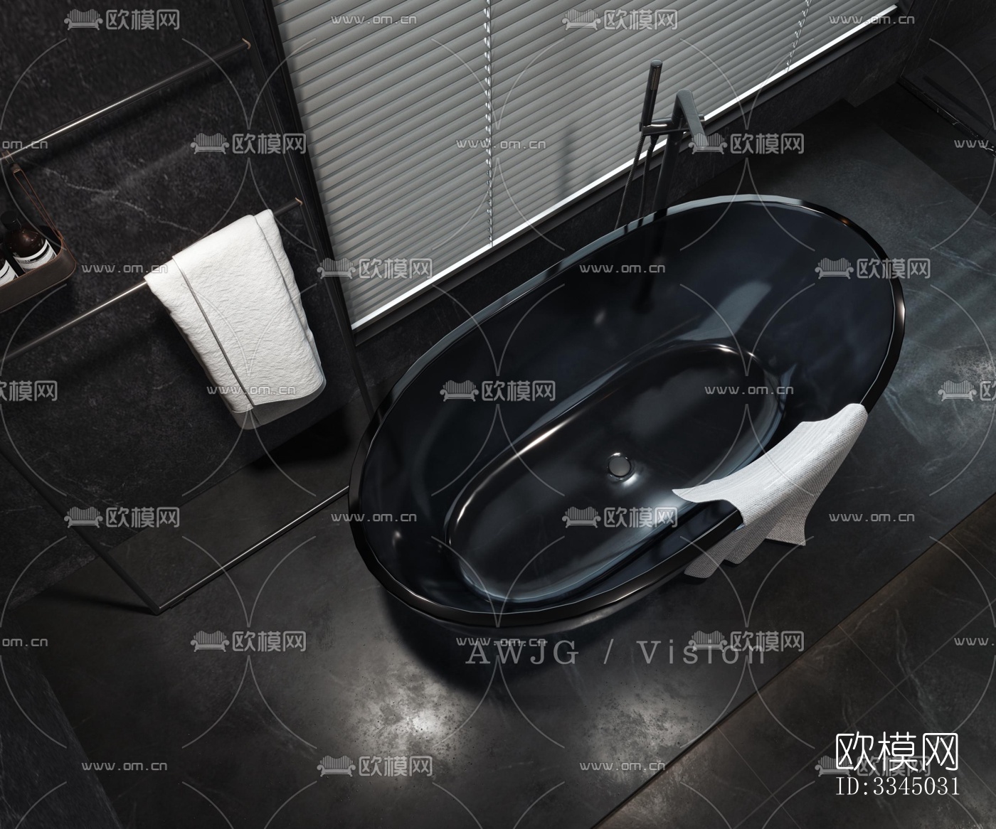 现代卫生间效果图下载（渲染图5）