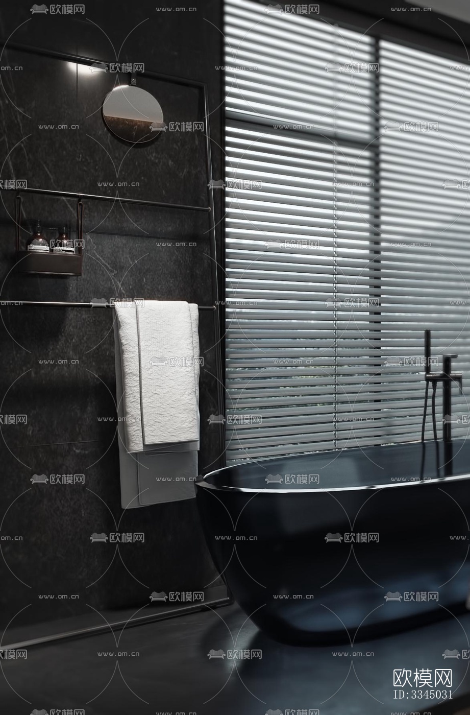 现代卫生间效果图下载（渲染图16）