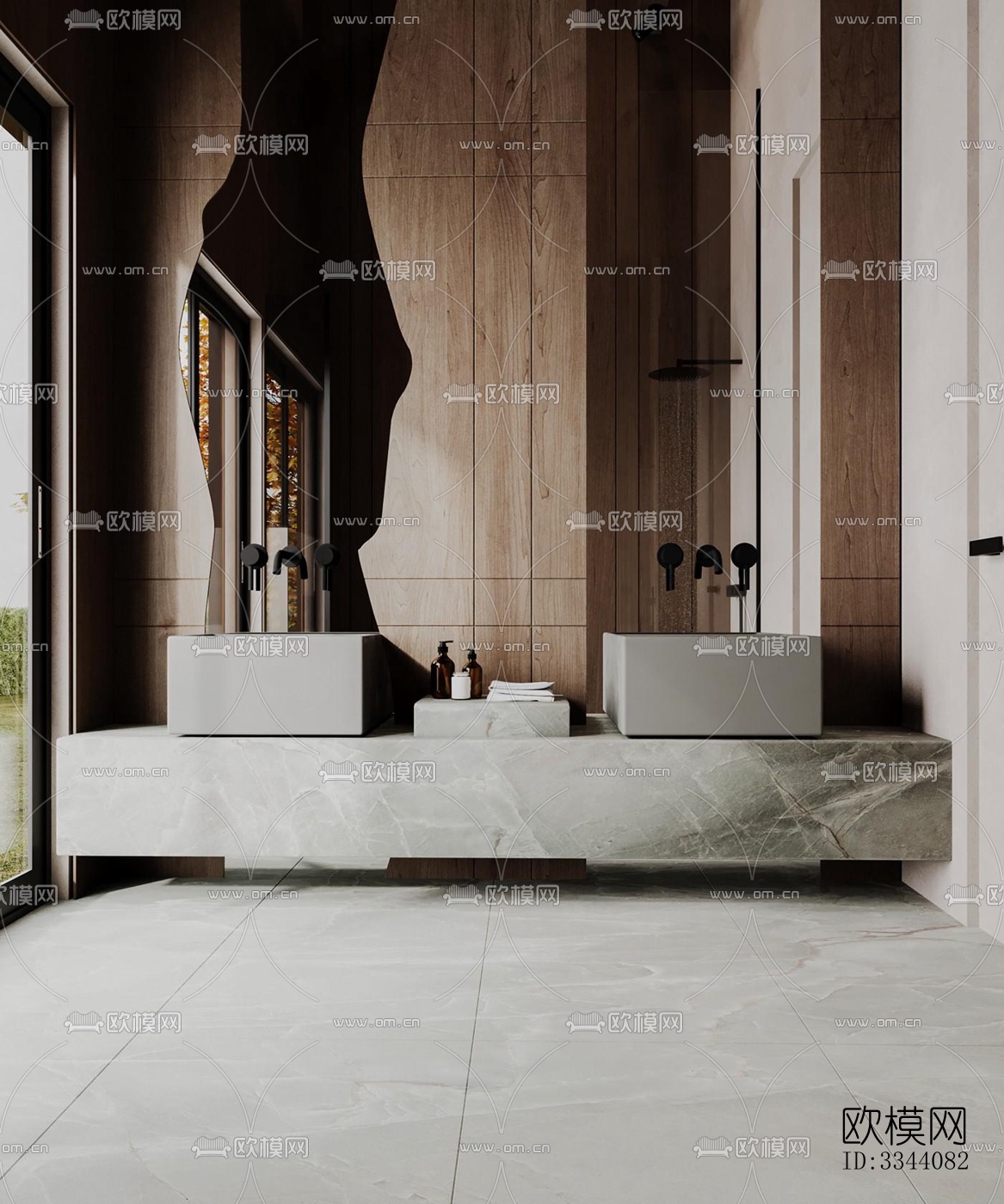 现代别墅效果图下载（渲染图3）