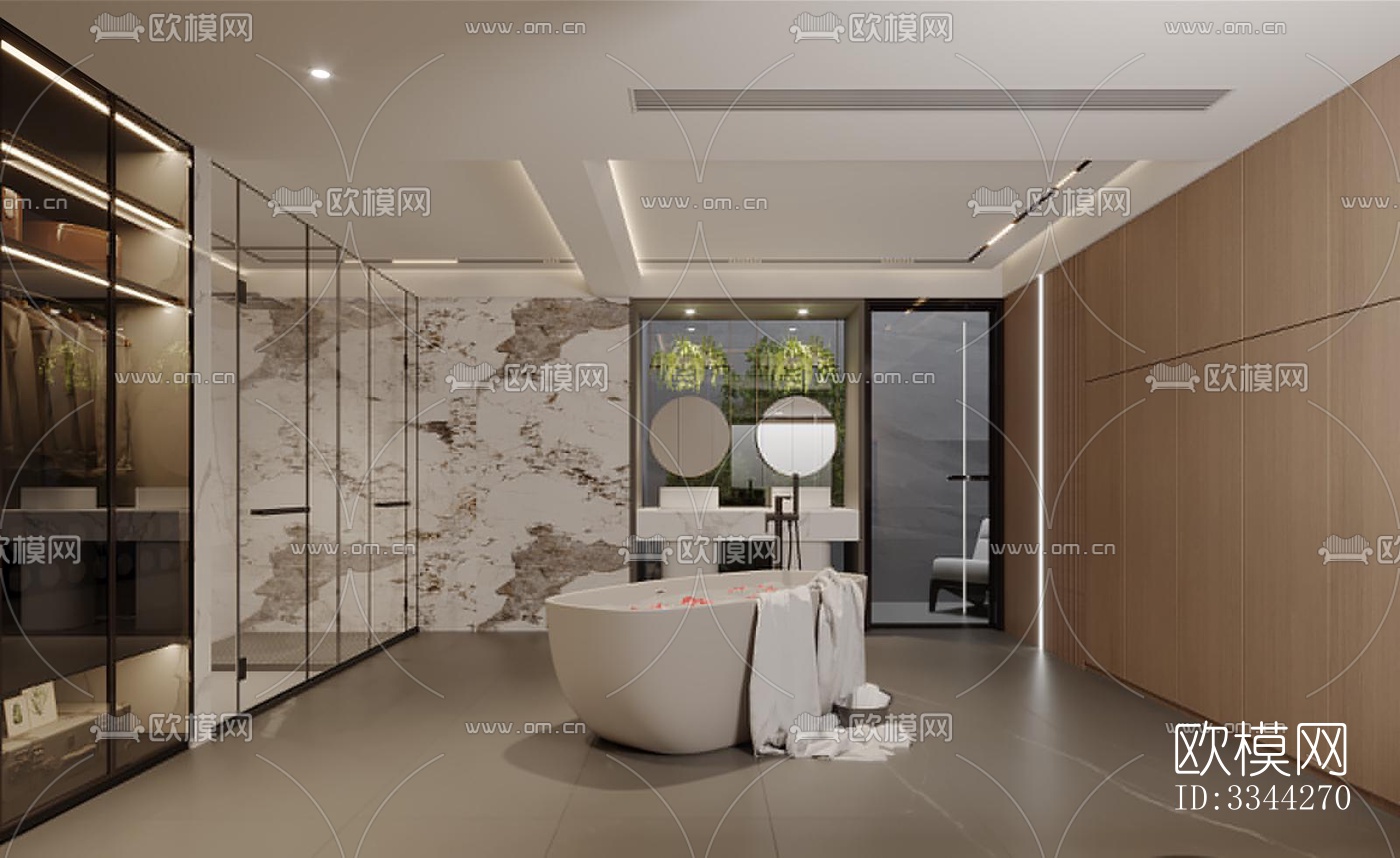 现代别墅效果图下载（渲染图8）