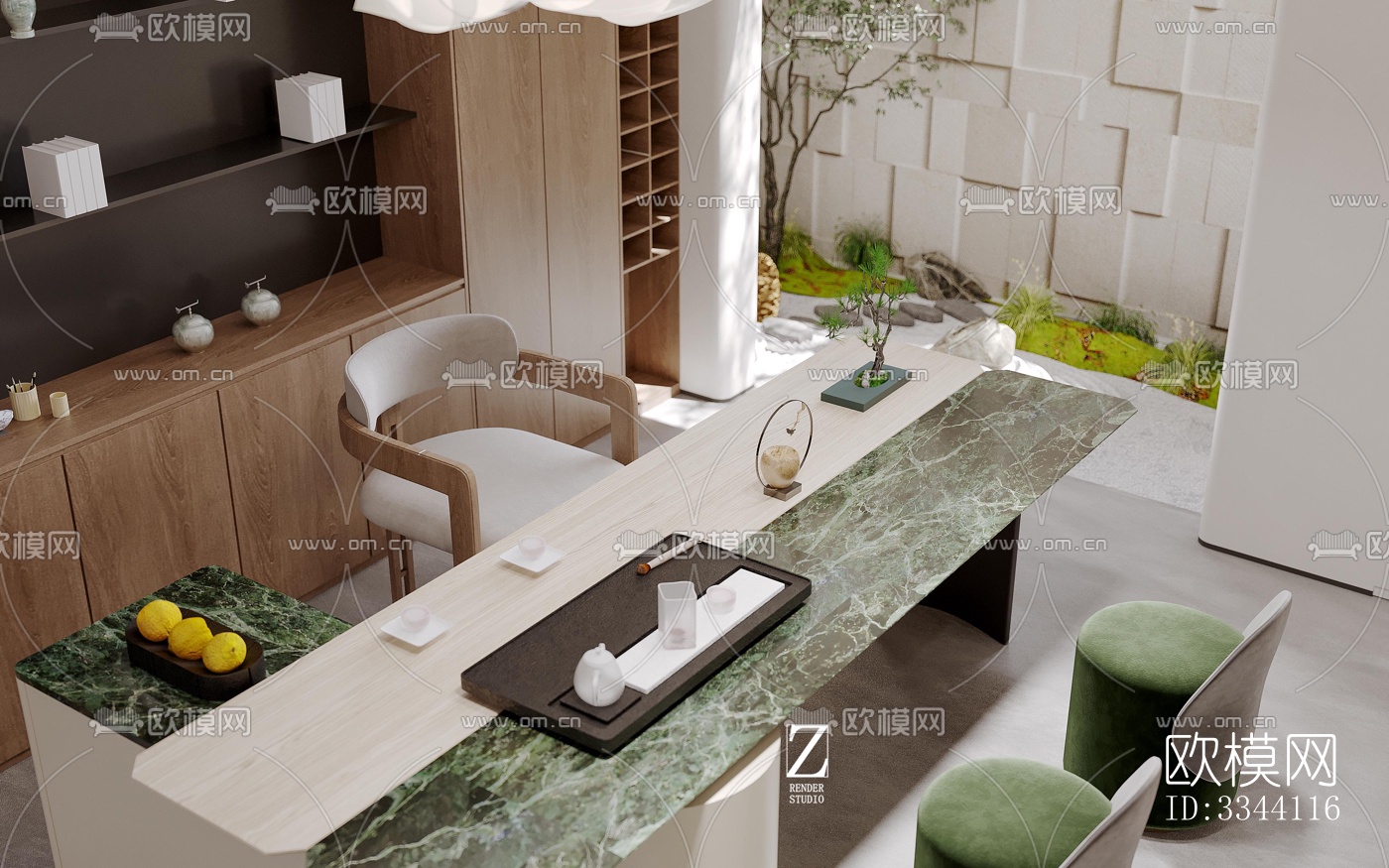 现代别墅效果图下载（渲染图14）