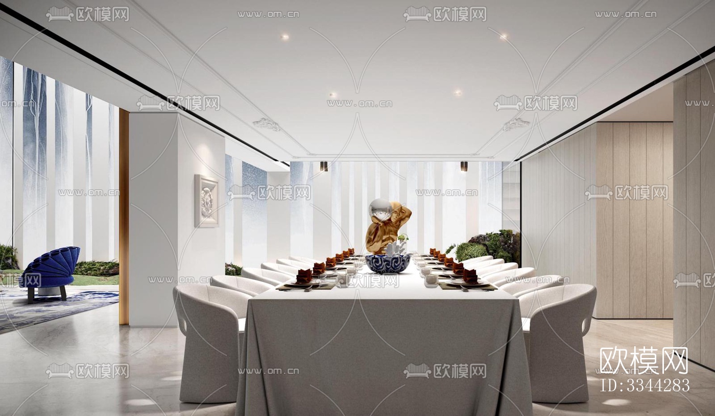 现代别墅效果图下载（渲染图4）