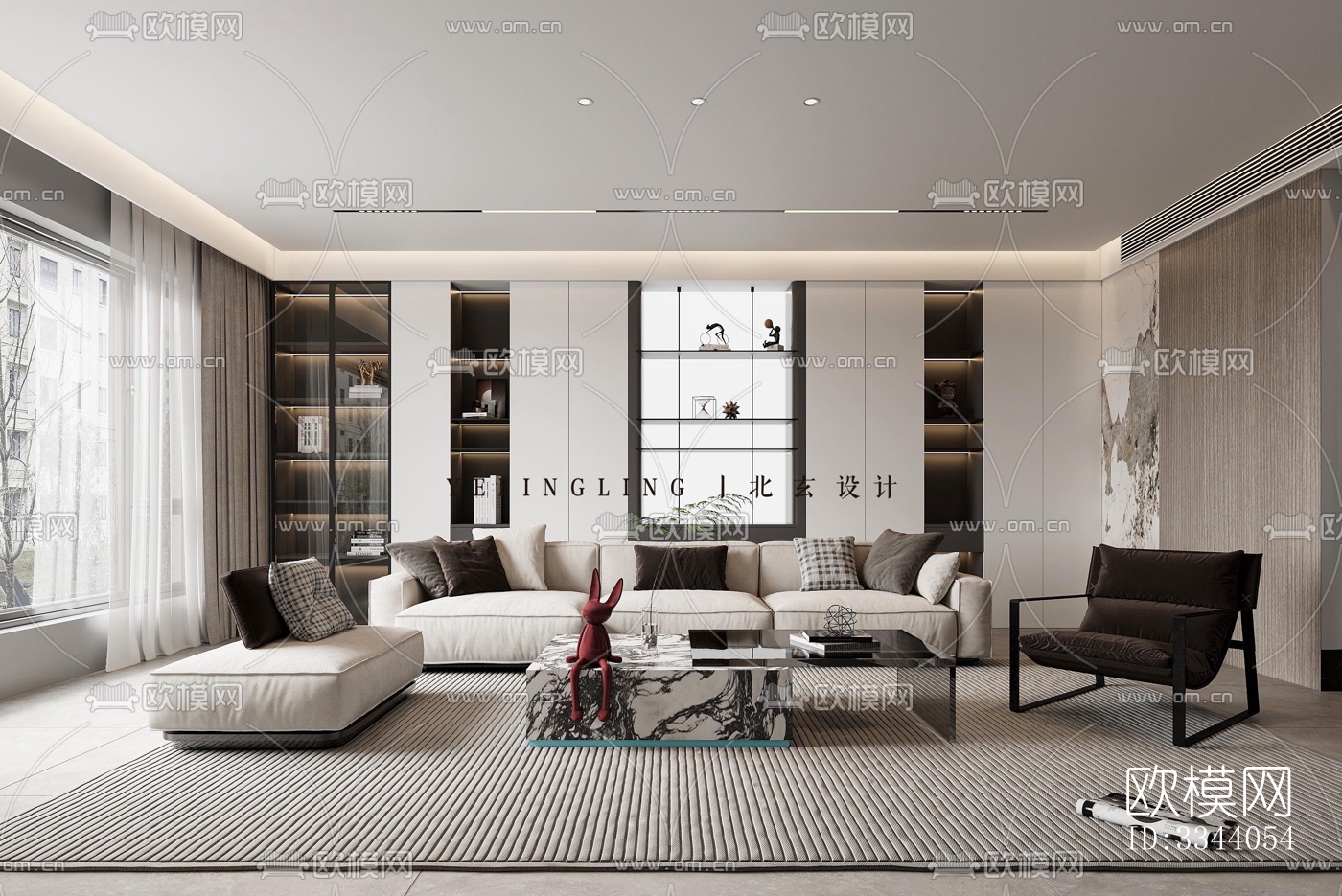 现代别墅效果图下载（渲染图2）