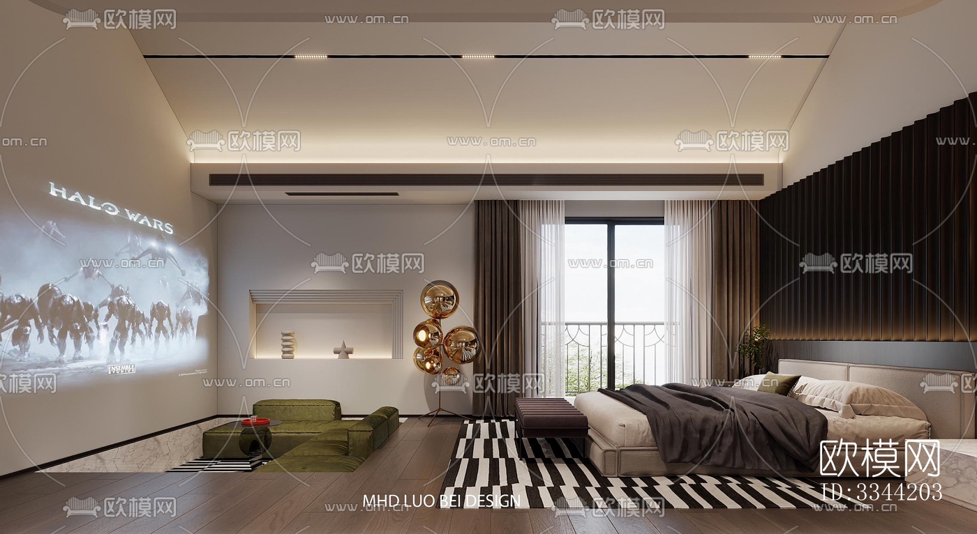 现代别墅效果图下载（渲染图9）