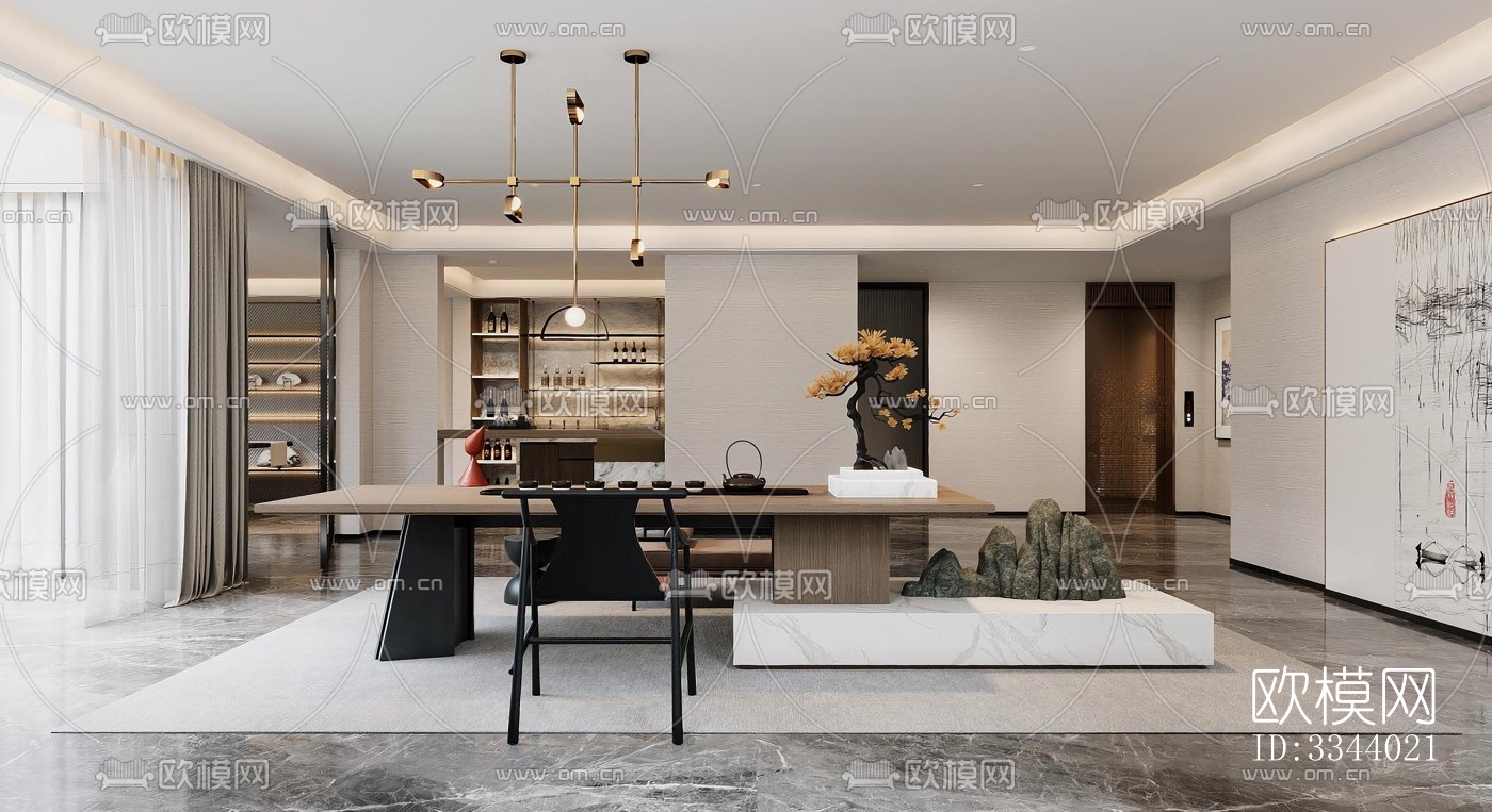 现代别墅效果图下载（渲染图1）