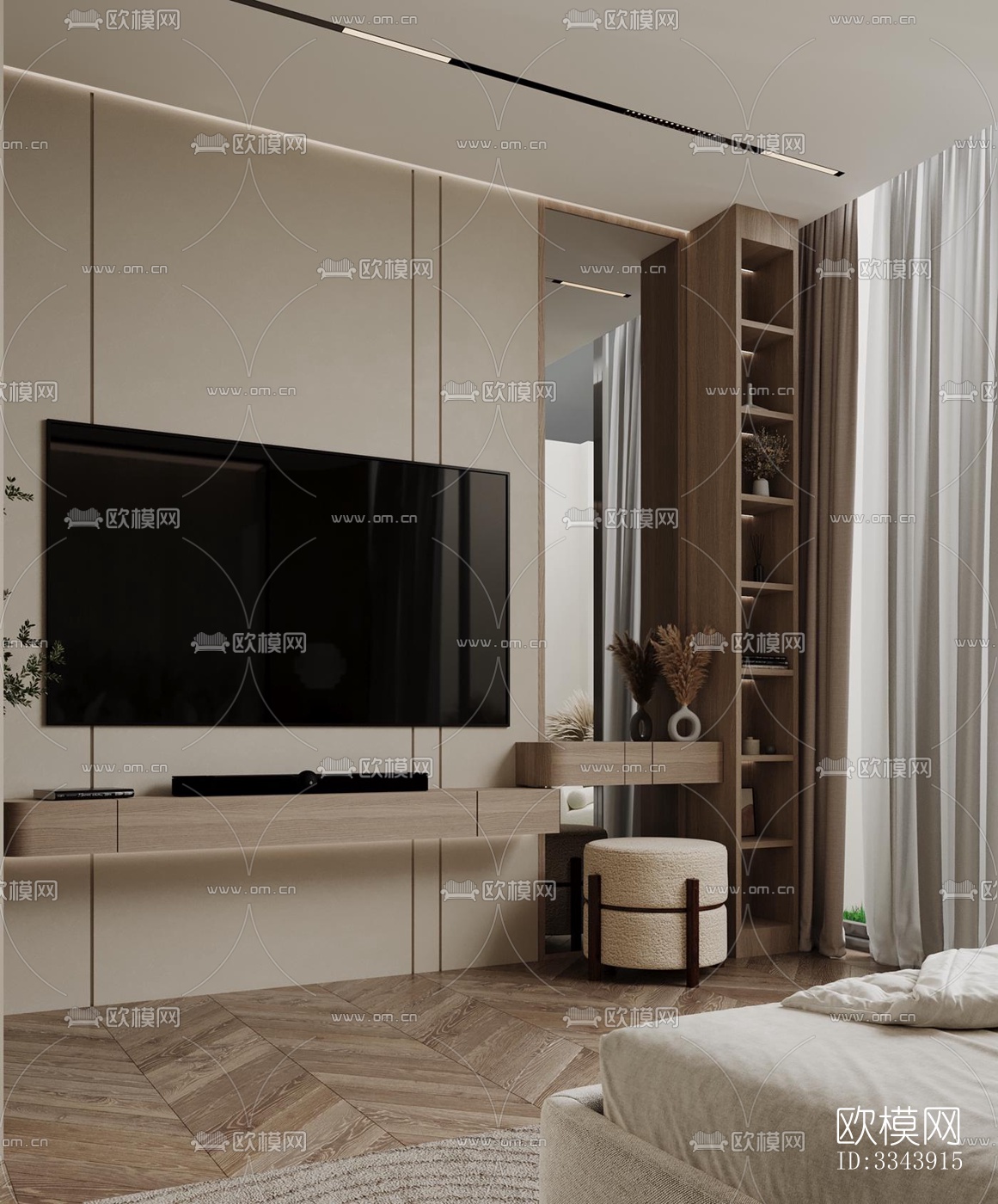 现代别墅效果图下载（渲染图7）