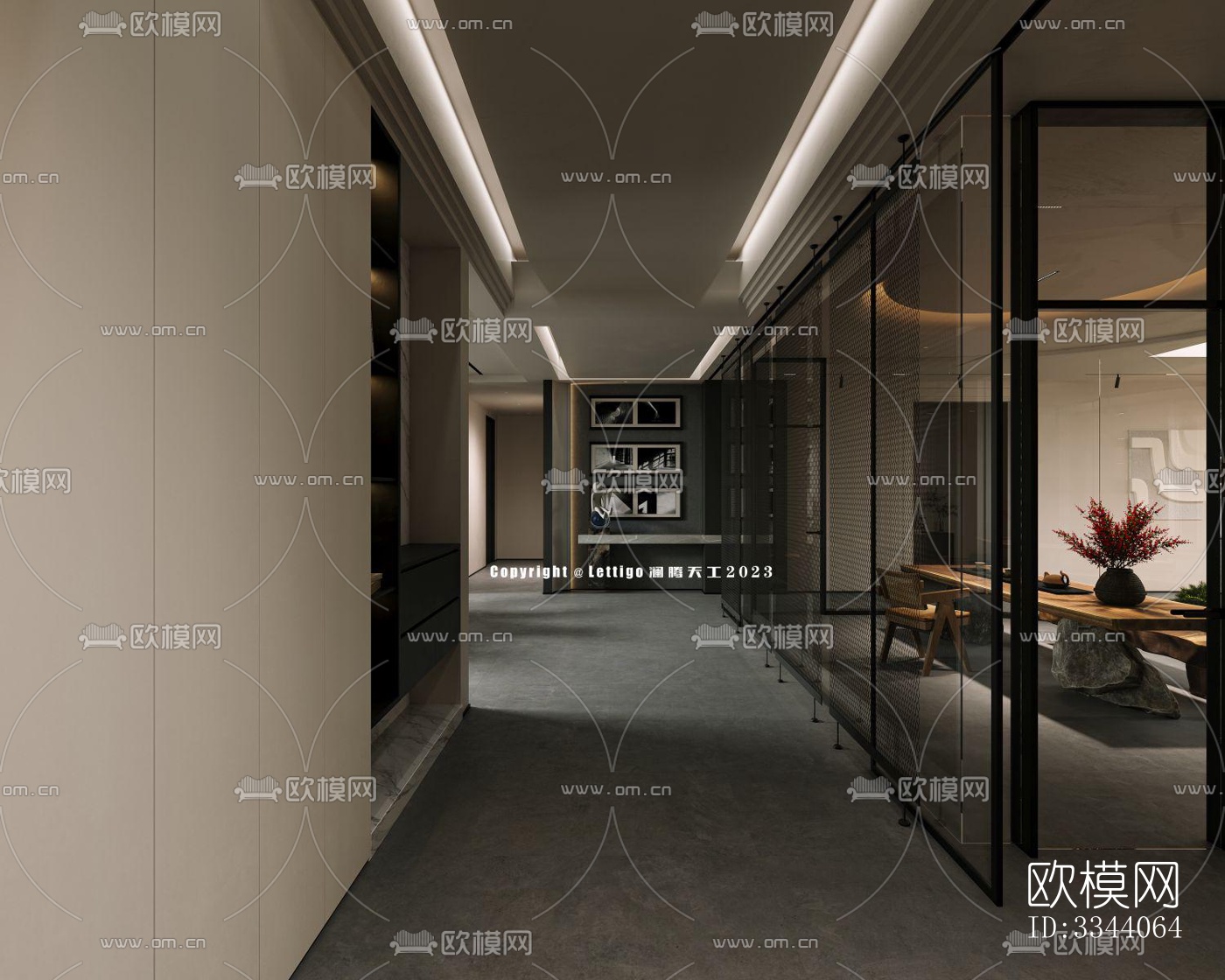 现代别墅效果图下载（渲染图5）