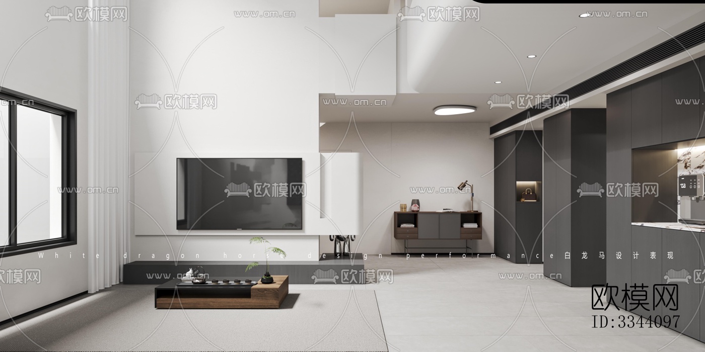 现代别墅效果图下载（渲染图2）