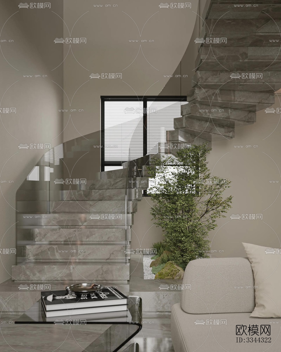 现代别墅效果图下载（渲染图11）