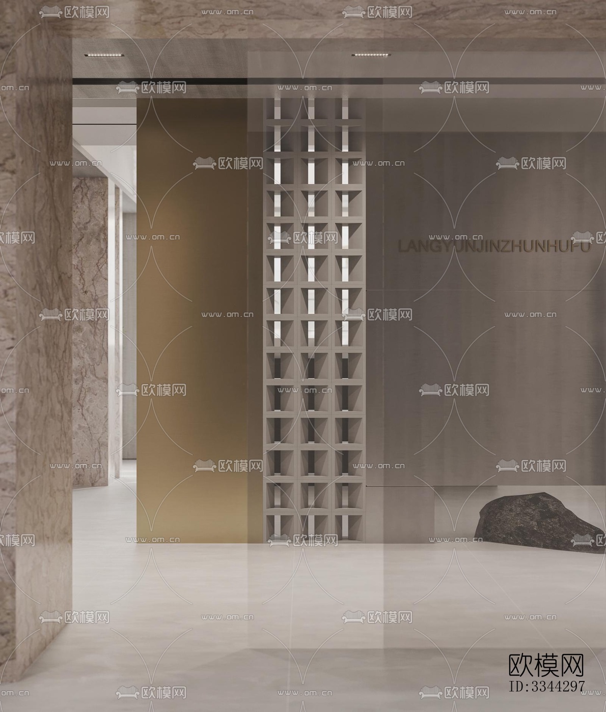 现代别墅效果图下载（渲染图1）