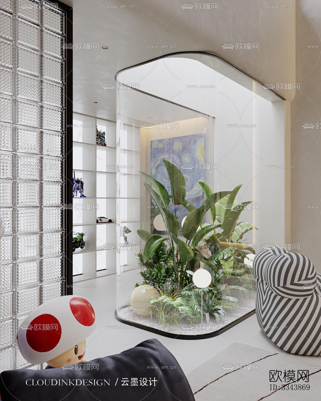 现代别墅效果图下载（渲染图7）