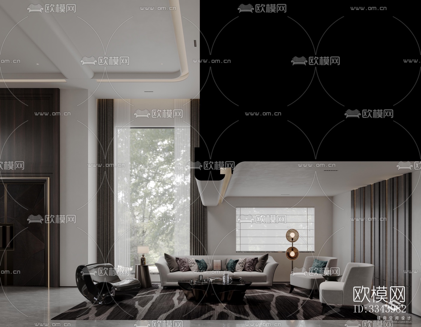 现代别墅效果图下载（渲染图7）