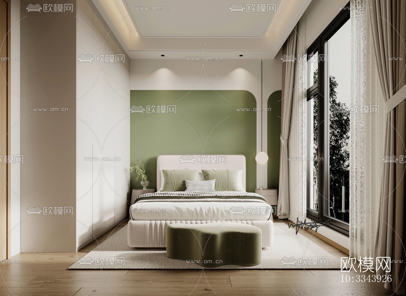 现代别墅效果图下载（渲染图10）