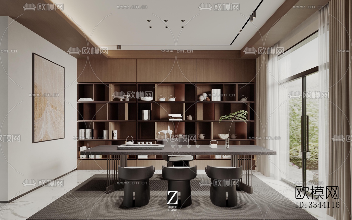 现代别墅效果图下载（渲染图18）