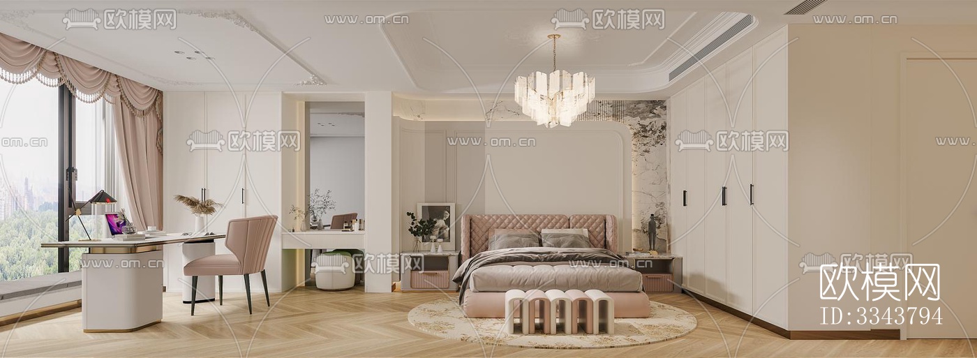 后现代别墅效果图下载（渲染图2）