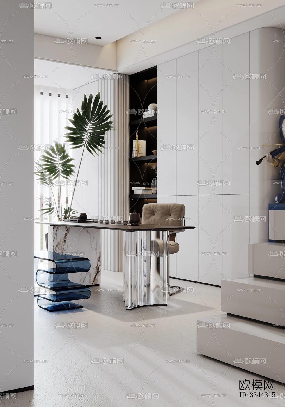 现代别墅效果图下载（渲染图12）