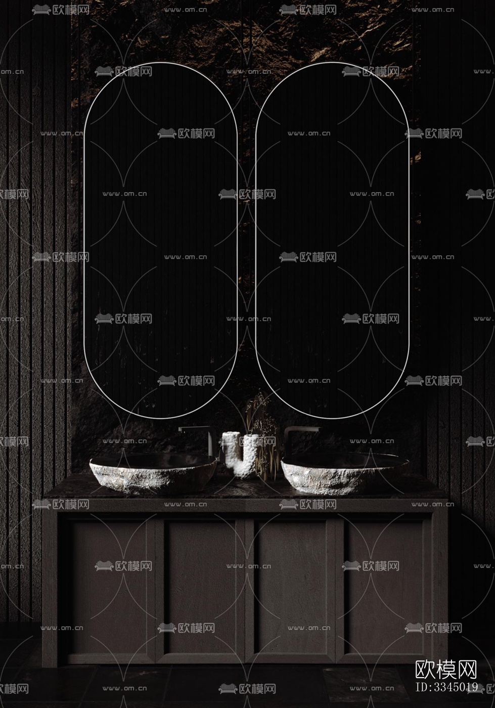 现代卫生间效果图下载（渲染图5）