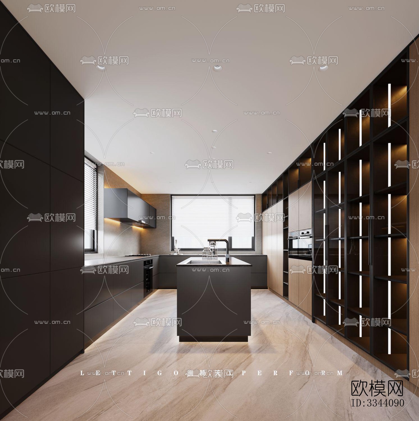 现代别墅效果图下载（渲染图4）