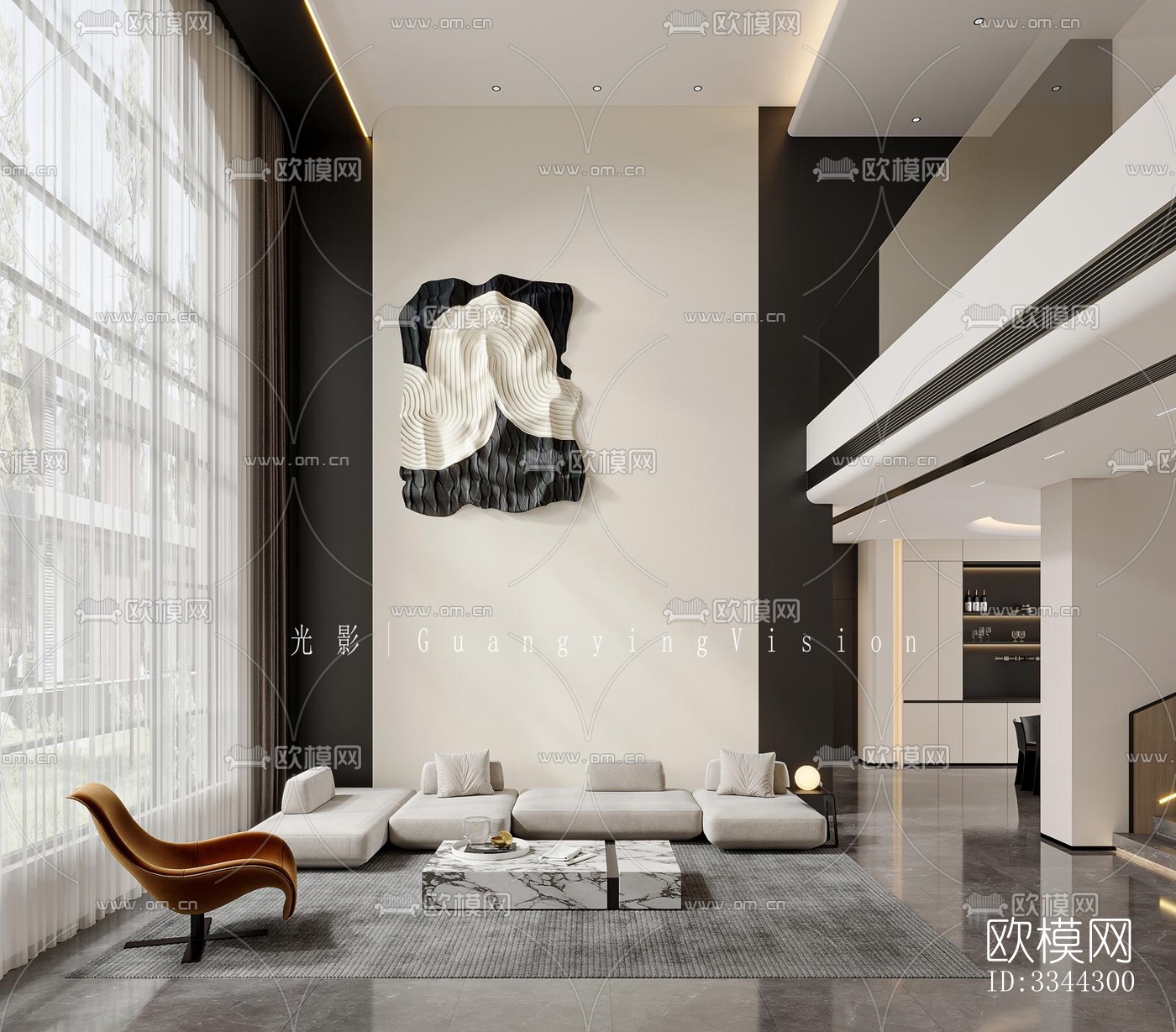 现代别墅效果图下载（渲染图7）