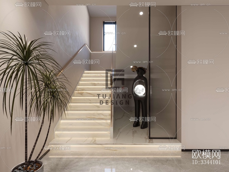 現(xiàn)代別墅效果圖下載(渲染圖6)