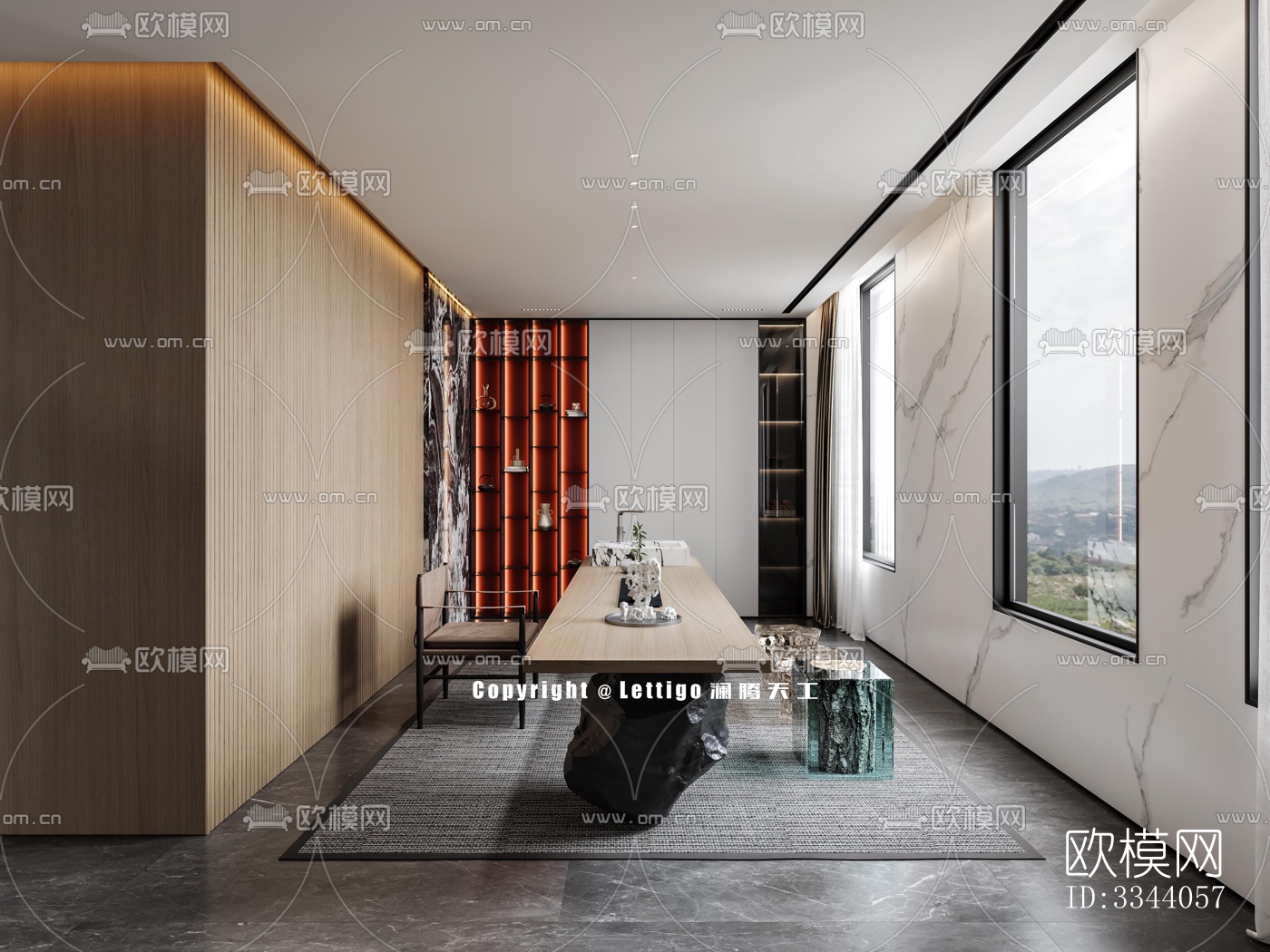 现代别墅效果图下载（渲染图2）