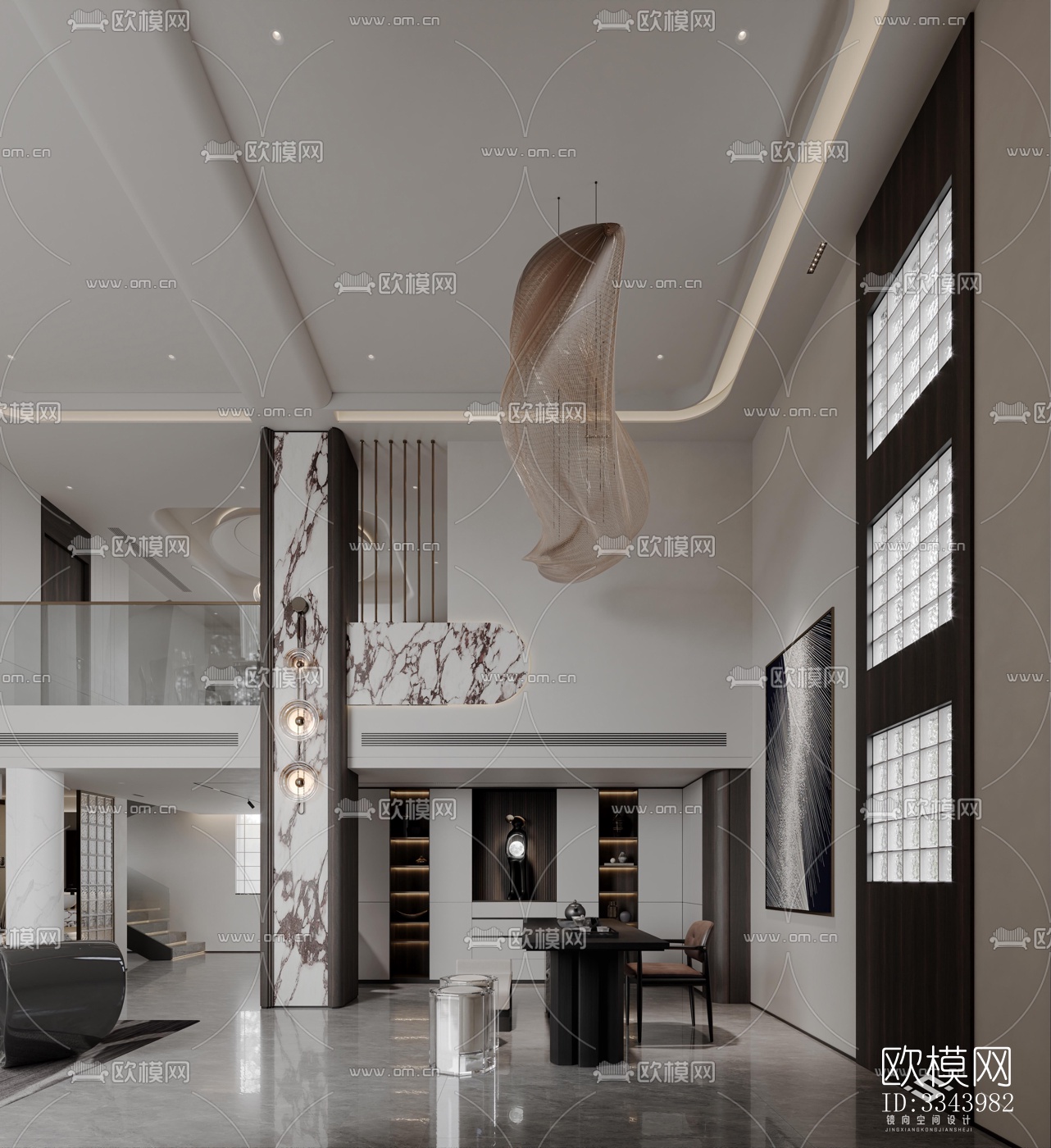 现代别墅效果图下载（渲染图9）