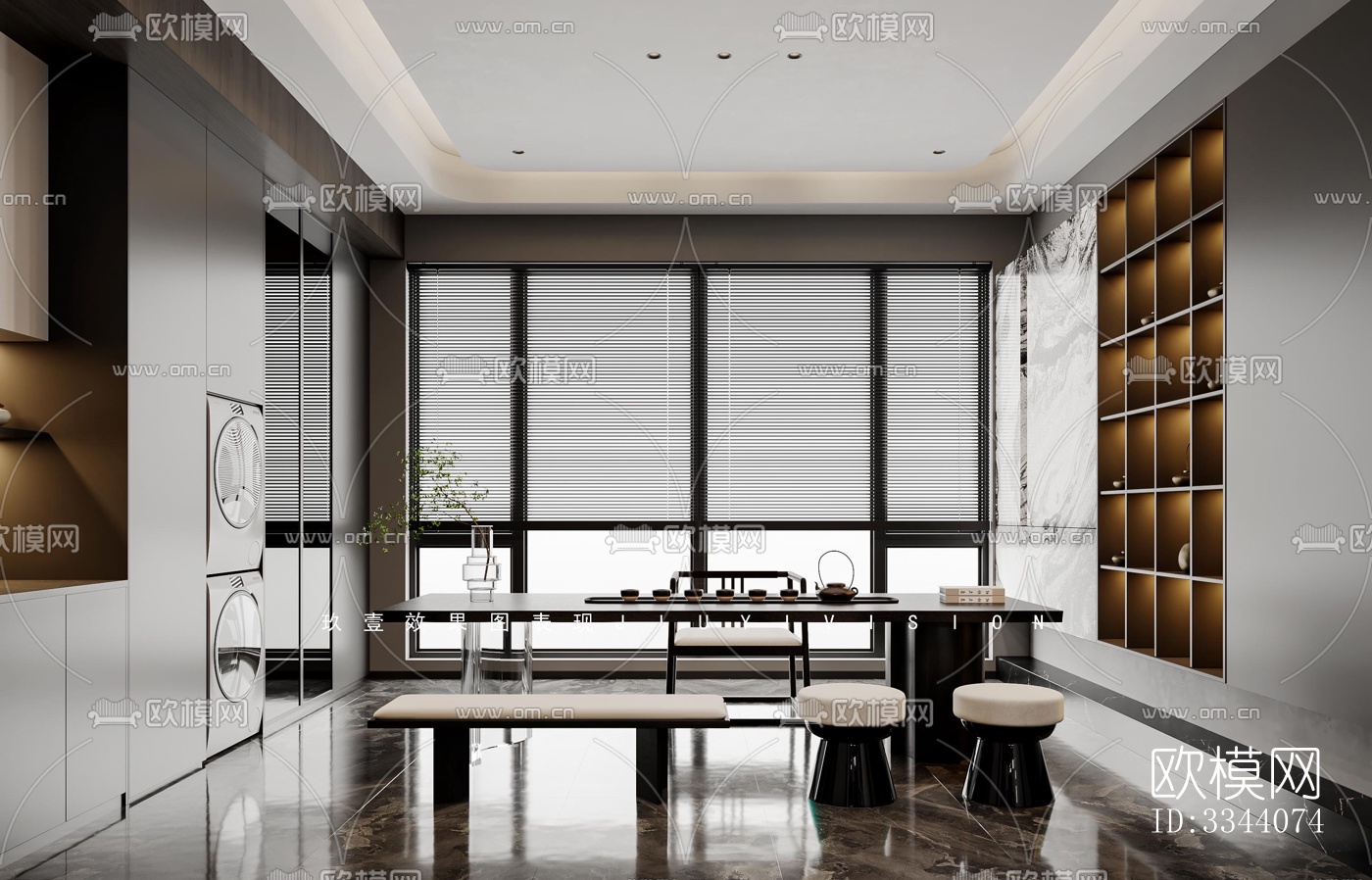 现代别墅效果图下载（渲染图3）